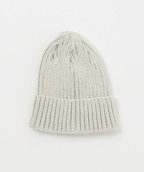 URBAN RESEARCH DOORS（アーバンリサーチドアーズ）の「ストローヤーンニットキャップ（ニットキャップ/ビーニー・メンズ・ライトブルー/ベージュ/ネイビー/ブラック/オフホワイト・-）」の2枚目の写真