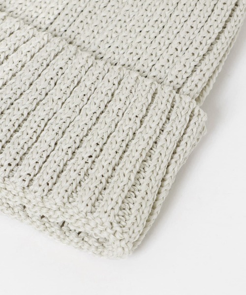 URBAN RESEARCH DOORS（アーバンリサーチドアーズ）の「ストローヤーンニットキャップ（ニットキャップ/ビーニー・メンズ・ライトブルー/ベージュ/ネイビー/ブラック/オフホワイト・-）」の15枚目の写真