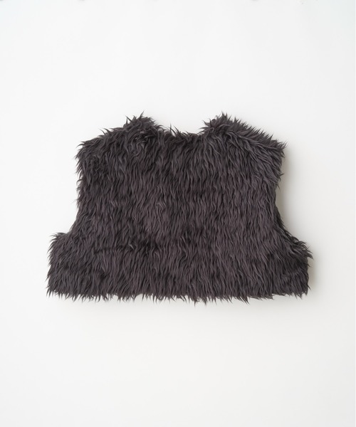 juha fur cropped vest サイズ4 juha fur cropped vest サイズ4 juha（ユハ）の「FUR CROPPED
