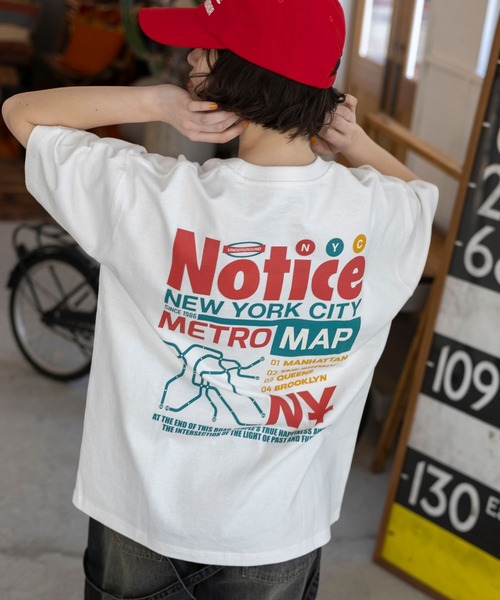 PBLIM(ページボーイリム)の「PBLIM / NYメトロT(Tシャツ/カットソー・レディース・ブラック/イエロー/オフホワイト・LARGE/MEDIUM)」の3枚目の写真