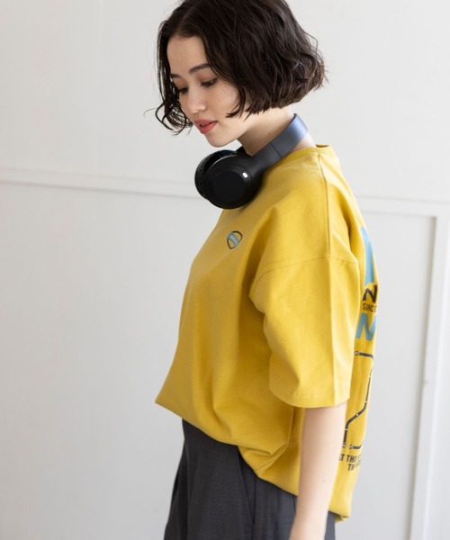 PBLIM(ページボーイリム)の「PBLIM / NYメトロT(Tシャツ/カットソー・レディース・ブラック/イエロー/オフホワイト・LARGE/MEDIUM)」の9枚目の写真