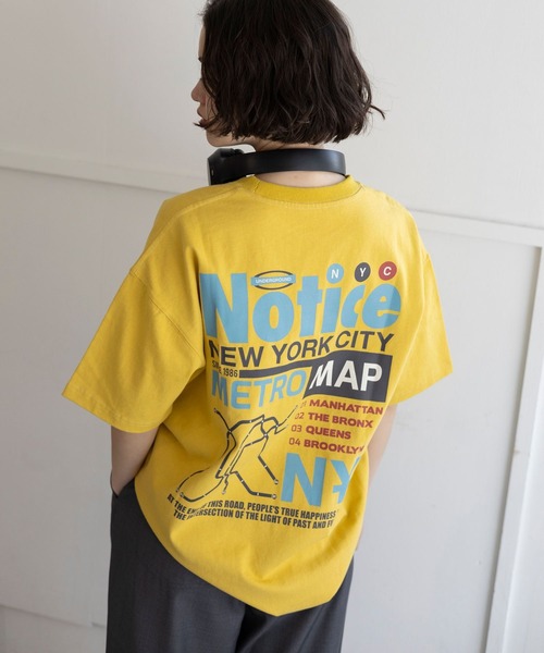PBLIM(ページボーイリム)の「PBLIM / NYメトロT(Tシャツ/カットソー・レディース・ブラック/イエロー/オフホワイト・LARGE/MEDIUM)」の10枚目の写真
