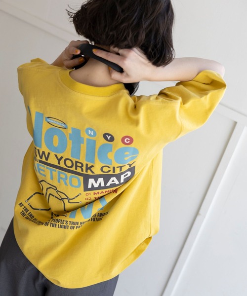 PBLIM(ページボーイリム)の「PBLIM / NYメトロT(Tシャツ/カットソー・レディース・ブラック/イエロー/オフホワイト・LARGE/MEDIUM)」の11枚目の写真