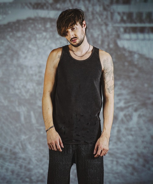 destroy tanktop タンクトップ セール】【NO ID.】Destroy Tank Top / デストロイ タンク トップ