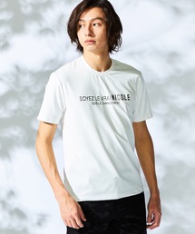 メタルジェルプリント半袖Tシャツ