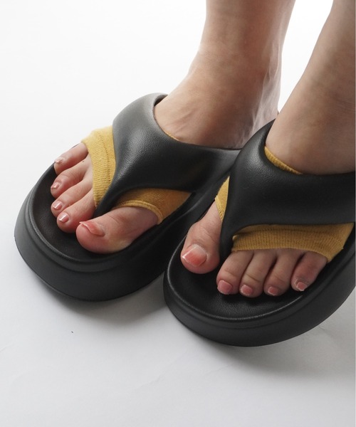 Port(ポート)の「【 Jelly moo / ジェリームー 】 カラー トングソックス / つま先ソックス #(ソックス/靴下・レディース・ブラック/グレー/ブルー/ホワイト/グリーン/ブラウン/ピンク/イエロー/オレンジ・FREE)」の7枚目の写真