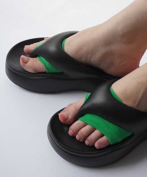 Port(ポート)の「【 Jelly moo / ジェリームー 】 カラー トングソックス / つま先ソックス #(ソックス/靴下・レディース・ブラック/グレー/ブルー/ホワイト/グリーン/ブラウン/ピンク/イエロー/オレンジ・FREE)」の5枚目の写真