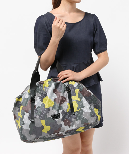 russet for traveller(ラシット フォー トラベラー)の「BIGボストンバッグ【Boston】(ボストンバッグ・レディース・カモフラージュ/チェック/イエロー系その他・FREE)」の10枚目の写真