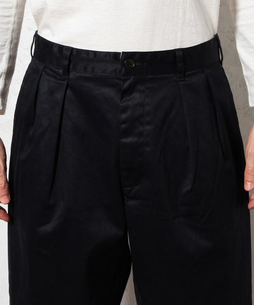 green label relaxing(グリーンレーベルリラクシング)の「STD GLR チノワイドパンツ◆(その他パンツ・メンズ・ベージュ/ネイビー・MEDIUM/SMALL/X-LARGE/LARGE)」の7枚目の写真