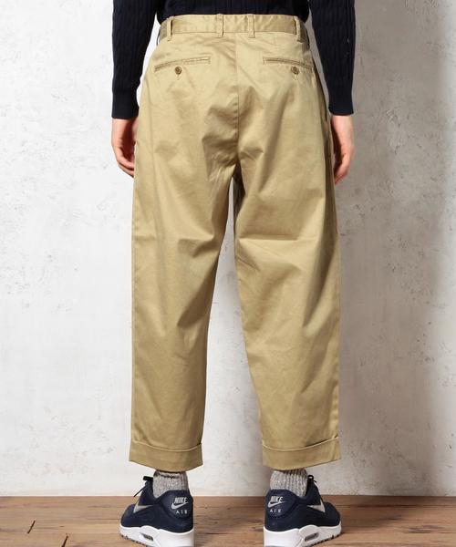 green label relaxing(グリーンレーベルリラクシング)の「STD GLR チノワイドパンツ◆(その他パンツ・メンズ・ベージュ/ネイビー・MEDIUM/SMALL/X-LARGE/LARGE)」の12枚目の写真