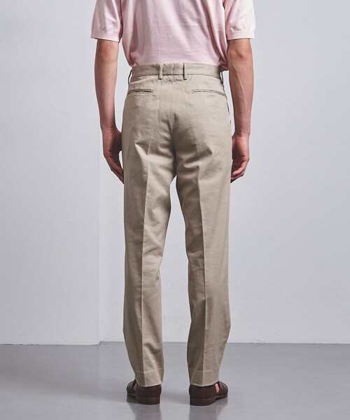 UNITED ARROWS（ユナイテッドアローズ）の「ワッシャー ツイル リラックス テーパード 1プリーツ パンツ（その他パンツ・メンズ・ベージュ/ネイビー/ターコイズブルー・44/46/48/50/52）」の8枚目の写真