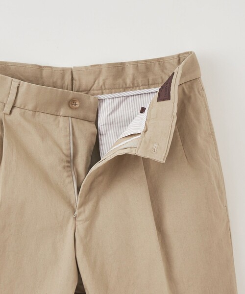 UNITED ARROWS（ユナイテッドアローズ）の「ワッシャー ツイル リラックス テーパード 1プリーツ パンツ（その他パンツ・メンズ・ベージュ/ネイビー/ターコイズブルー・44/46/48/50/52）」の13枚目の写真