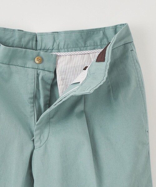 UNITED ARROWS（ユナイテッドアローズ）の「ワッシャー ツイル リラックス テーパード 1プリーツ パンツ（その他パンツ・メンズ・ベージュ/ネイビー/ターコイズブルー・44/46/48/50/52）」の19枚目の写真