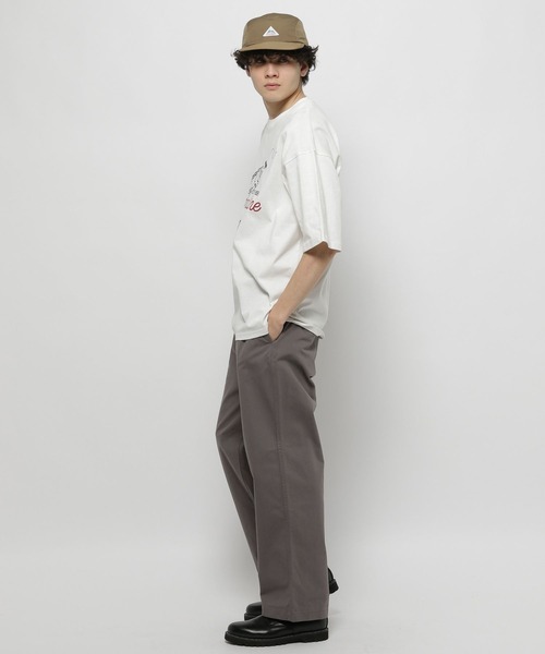 niko and...(ニコアンド)の「【CITY CREEK】プリントTシャツ2(Tシャツ/カットソー・メンズ・イエロー系その他/オフホワイト/ナチュラル/ダークブルー・MEDIUM/LARGE)」の6枚目の写真