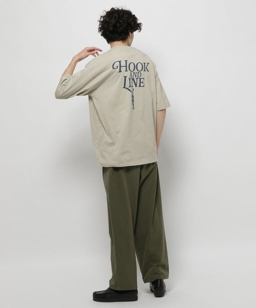 niko and...(ニコアンド)の「【CITY CREEK】プリントTシャツ2(Tシャツ/カットソー・メンズ・イエロー系その他/オフホワイト/ナチュラル/ダークブルー・MEDIUM/LARGE)」の8枚目の写真
