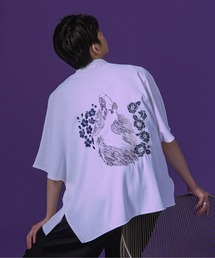 【HI】ウルフ刺繍モモンガシャツ