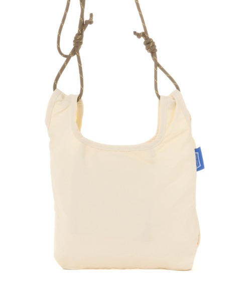 Fishs Eddy（フィッシュエディ）の「[Fishs Eddy(フィッシュエディ)]ナイロンショルダーバッグ（ショルダーバッグ・レディース・ベージュ/ホワイト/ライトブルー・FREE）」の6枚目の写真