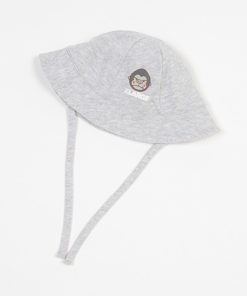 XLARGE KIDS（エクストララージキッズ）の「ファニーゴリラベビーハット（ハット・キッズ・ブルー/トップグレー/イエロー・44-46cm）」の2枚目の写真