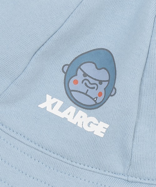 XLARGE KIDS（エクストララージキッズ）の「ファニーゴリラベビーハット（ハット・キッズ・ブルー/トップグレー/イエロー・44-46cm）」の9枚目の写真