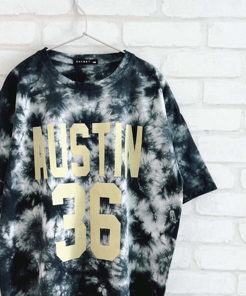 セール】タイダイオーバーサイズプリントTシャツ（Tシャツ