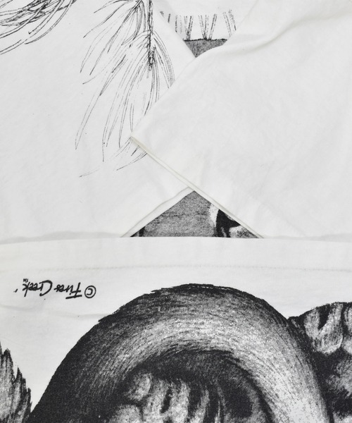 VINTAGE（ヴィンテージ）の「【ヴィンテージ古着】90's fires creek ライオン アニマルプリントTシャツ USA製（Tシャツ/カットソー・メンズ・ホワイト・LARGE）」の6枚目の写真
