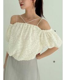 dazzlin | オフショルジャカードトップス(シャツ/ブラウス)