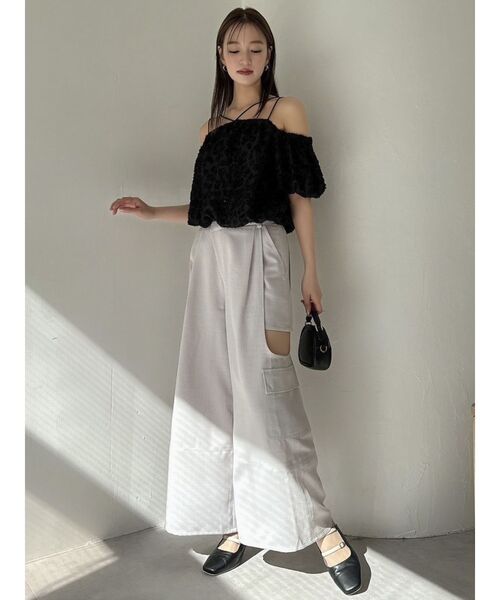 dazzlin（ダズリン）の「オフショルジャカードトップス（シャツ/ブラウス・レディース・オフホワイト/ブルー/ブラック・FREE）」の20枚目の写真