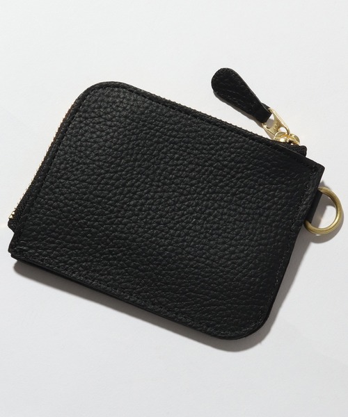 UNIVERSAL OVERALL(ユニバーサルオーバーオール)の「【UNIVERSAL OVERALL/ユニバーサルオーバーオール】シボレザーL型ジップウォレット(ショート)(財布・メンズ・ブラック/グリーン/ベージュ/オレンジ・FREE)」の14枚目の写真