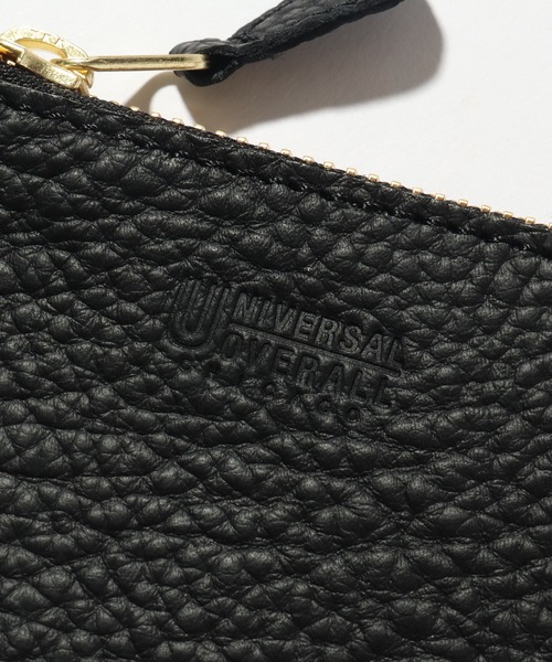 UNIVERSAL OVERALL(ユニバーサルオーバーオール)の「【UNIVERSAL OVERALL/ユニバーサルオーバーオール】シボレザーL型ジップウォレット(ショート)(財布・メンズ・ブラック/グリーン/ベージュ/オレンジ・FREE)」の12枚目の写真