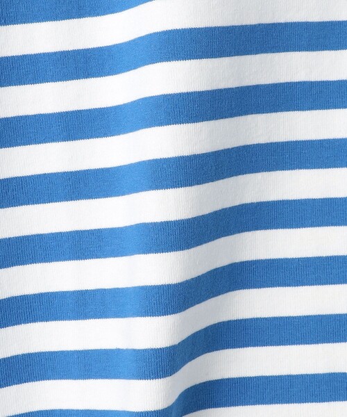 HAVERSACK(ハバーザック)の「<Haversack> TIGHT TENSION PLAIN STITCH BORDER LOOSE FIT T-SHIRT/プレーンステッチ ボーダー ルーズフィット Tシャツ(Tシャツ/カットソー・メンズ・コバルトブルー/オリーブ・L/M)」の8枚目の写真