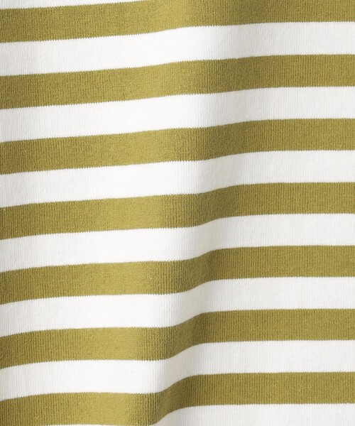 HAVERSACK(ハバーザック)の「<Haversack> TIGHT TENSION PLAIN STITCH BORDER LOOSE FIT T-SHIRT/プレーンステッチ ボーダー ルーズフィット Tシャツ(Tシャツ/カットソー・メンズ・コバルトブルー/オリーブ・L/M)」の5枚目の写真