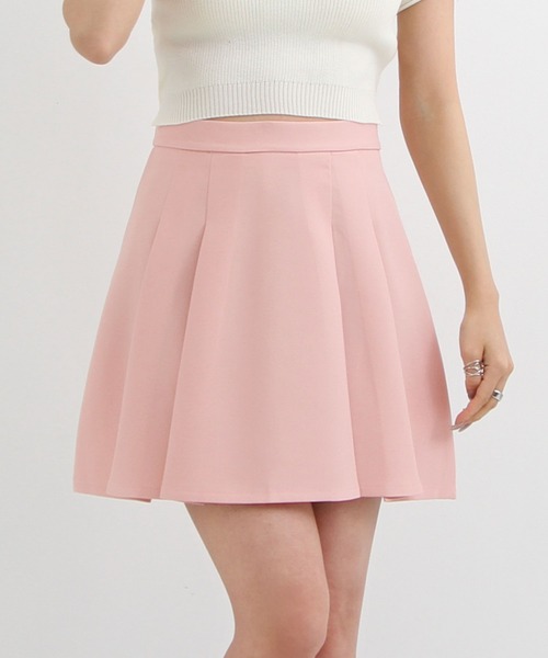 Newlyme（ニューリーミー）の「Aラインミニフレアスカート（スカート・レディース・ブラック/ブルー/ベビーピンク/ホワイト・SMALL/MEDIUM/LARGE）」の4枚目の写真