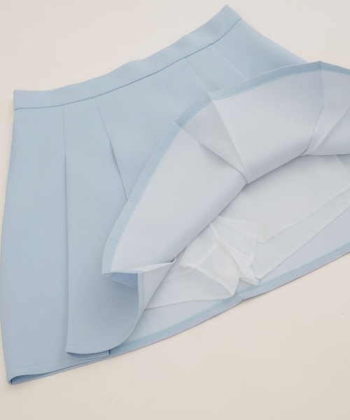 Newlyme（ニューリーミー）の「Aラインミニフレアスカート（スカート・レディース・ブラック/ブルー/ベビーピンク/ホワイト・SMALL/MEDIUM/LARGE）」の8枚目の写真