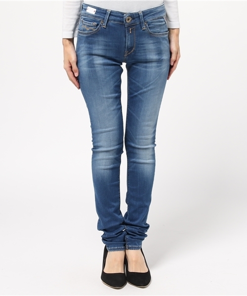 REPLAY(リプレイ)の「"HYPERFLEX" 【LUZ】SKINNY(デニムパンツ・レディース・インディゴブルー・28inch/25inch/24inch/27inch/26inch)」の2枚目の写真