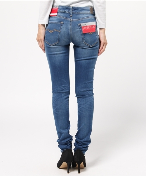 REPLAY(リプレイ)の「"HYPERFLEX" 【LUZ】SKINNY(デニムパンツ・レディース・インディゴブルー・28inch/25inch/24inch/27inch/26inch)」の4枚目の写真