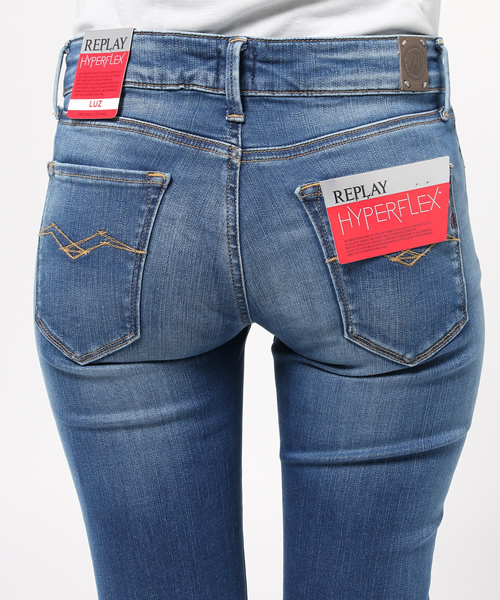 REPLAY(リプレイ)の「"HYPERFLEX" 【LUZ】SKINNY(デニムパンツ・レディース・インディゴブルー・28inch/25inch/24inch/27inch/26inch)」の6枚目の写真