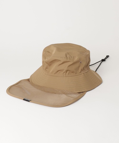 NEW ERA（ニューエラ）の「NEW ERA/ニューエラ キッズ ハット Kid's アドベンチャーライト サンシェード Tech Surf 14110015（ハット・キッズ・ブラック/ベージュ・56cm/54cm）」の3枚目の写真