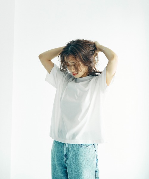 ブラウス シャツ 「sail」ハーフスリーブシャツ　小さいサイズ「低身長・小柄女性向けサイズ」 レディース sail（サイル）の「【sail】ハーフスリーブシャツ 小さいサイズ