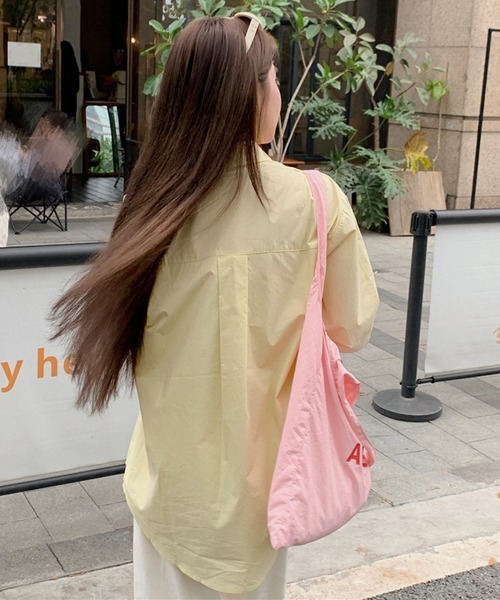 Mayree(メイリー)の「【Mayree】ワンポイント リボン シャツ(シャツ/ブラウス・レディース・イエロー/ホワイト/ピンク・FREE)」の11枚目の写真