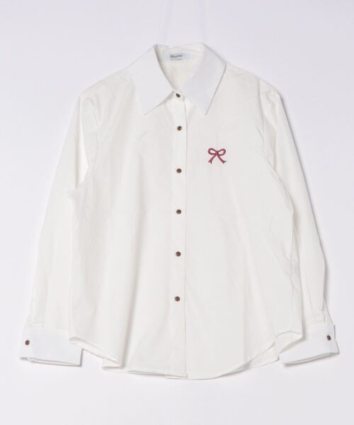 Mayree(メイリー)の「【Mayree】ワンポイント リボン シャツ(シャツ/ブラウス・レディース・イエロー/ホワイト/ピンク・FREE)」の16枚目の写真