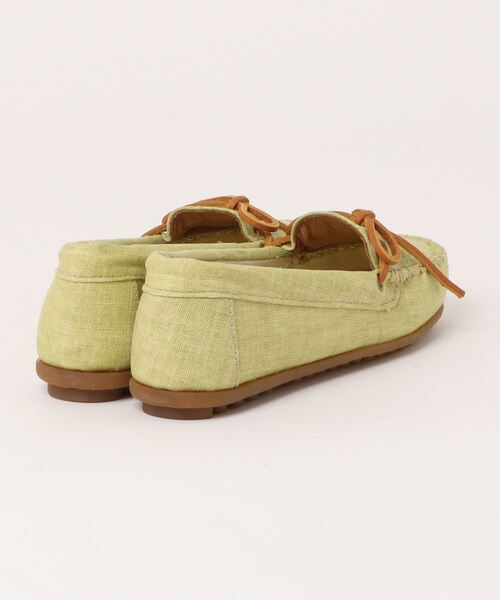 Minnetonka（ミネトンカ）の「【W】【it】【IW4】【MINNETONKA】CANVAS MOC モカシン キャンバス モック（モカシン/デッキシューズ・レディース・イエロー系その他/ピンク系その他・US5）」の4枚目の写真