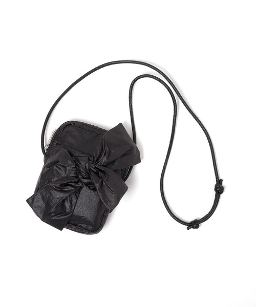 niko and...（ニコアンド）の「オリジナルリボンお財布ショルダーバッグ（ショルダーバッグ・レディース・ピンク/ブルー/シルバー/ブラック・0）」の2枚目の写真