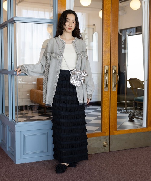 niko and...（ニコアンド）の「オリジナルリボンお財布ショルダーバッグ（ショルダーバッグ・レディース・ピンク/ブルー/シルバー/ブラック・0）」の22枚目の写真