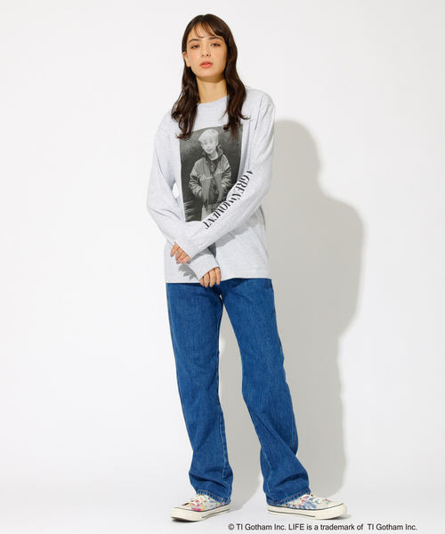 GOOD ROCK SPEED(グッドロックスピード)の「【GOOD ROCK SPEED(グッドロックスピード)】×「LIFE PICTURE COLLECTION」artist ロングスリーブTシャツ(Tシャツ/カットソー・メンズ・ホワイト系その他/ホワイト系その他2/ブラック/グレー系その他・M/XL/L)」の5枚目の写真