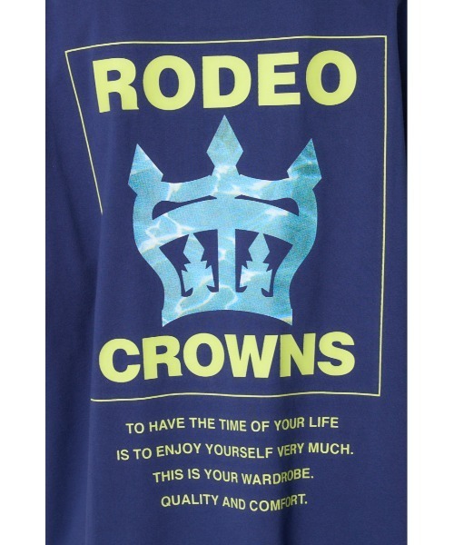 RODEO CROWNS WIDE BOWL（ロデオクラウンズワイドボウル）の「water surface T ワンピース（ワンピース・レディース・ライトブラック/オフホワイト/ネイビー・FREE）」の15枚目の写真