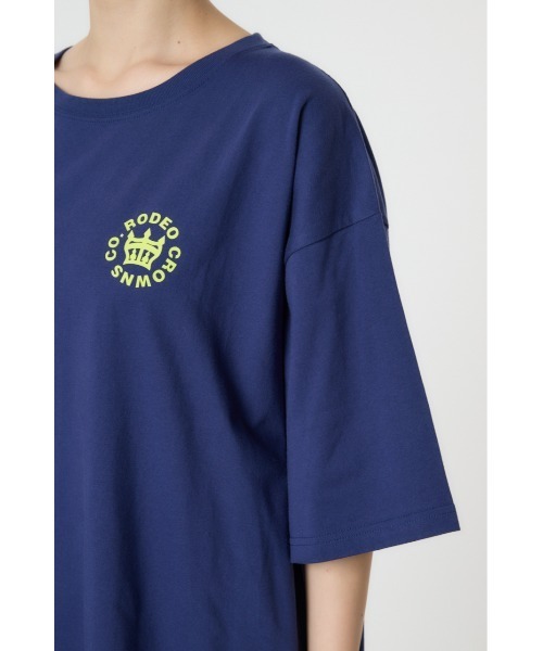 RODEO CROWNS WIDE BOWL（ロデオクラウンズワイドボウル）の「water surface T ワンピース（ワンピース・レディース・ライトブラック/オフホワイト/ネイビー・FREE）」の16枚目の写真