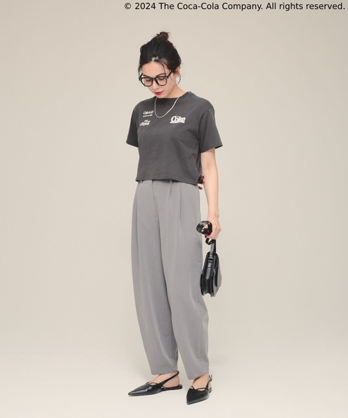 eL(エル)の「【eL】 Coca-Cola Tee/130948(Tシャツ/カットソー・レディース・オフホワイト/スミクロ・FREE)」の11枚目の写真