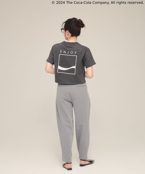 eL(エル)の「【eL】 Coca-Cola Tee/130948(Tシャツ/カットソー・レディース・オフホワイト/スミクロ・FREE)」の13枚目の写真