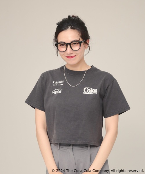 eL(エル)の「【eL】 Coca-Cola Tee/130948(Tシャツ/カットソー・レディース・オフホワイト/スミクロ・FREE)」の14枚目の写真