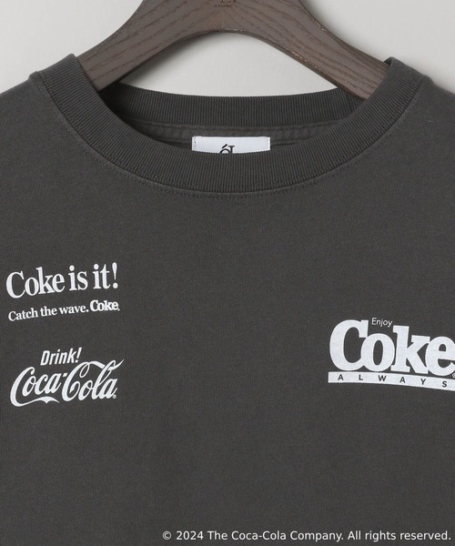 eL(エル)の「【eL】 Coca-Cola Tee/130948(Tシャツ/カットソー・レディース・オフホワイト/スミクロ・FREE)」の17枚目の写真